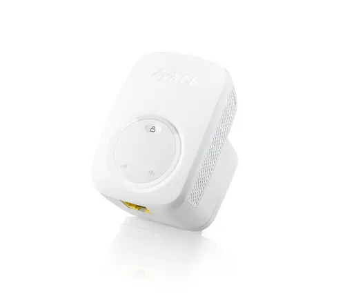 Безжичен усилвател, ZyXEL WRE2206, Wireless N300 (802.11n 300Mbps) Range Extender/Repeater, Direcplug design, 1x 10/100Mbps LAN port, WPS button, WEP/WPA/WPA2