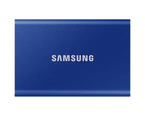Твърд диск, Samsung Portable SSD T7 1TB, USB 3.2, Read 1050 MB/s Write 1000 MB/s, Indigo Blue