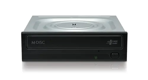 Оптично устройство, Hitachi-LG GH24NSD5 Internal DVD-RW S-ATA, Super Multi, Double Layer, M-Disk Support, Bare Bulk, Black