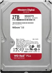 Хард диск WD Red PLUS NAS, 2TB, 5400rpm, 64MB, SATA 3