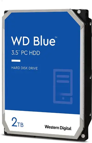 Твърд диск, Western Digital Blue 2TB ( 3.5'', 256MB, 7200 RPM, SATA 6Gb/s ) Твърд диск, Western Digital Blue 2TB ( 3.5'', 256MB, 7200 RPM, SATA 6Gb/s )