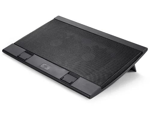 Охладител за лаптоп DeepCool WIND PAL FS, 17", 2x140 mm, 1200 RPM, Черен