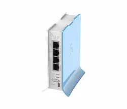 Безжичен Access Point MikroTik hAP lite RB941-2nD-TC, 32MB RAM, 4xLAN, built-in 2.4Ghz 802.11b/g/n, tower case