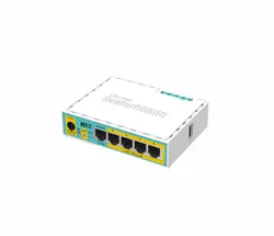 Рутер MiKrotik RB750UPr2, 10/100 Mbps, PoE, 64 MB, CPU 650MHz, Бял