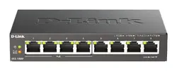 Суич D-Link DGS-1008P, 4x PoE + 4 x стандартни, 10/100/1000, Gigabit,