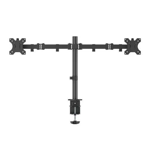Стойка за 2 мониторa ACT AC8302, за бюро, Регулируема, 35", 2x8 кг, Черна