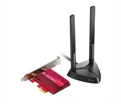 Безжичен адаптер TP-LINK Archer TX3000, AX3000 Wi-Fi 6, PCI-EX, Bluetooth 5.0, две външни антени