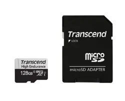 Памет, Transcend 128GB micro SD w/ adapter U1, High Endurance
