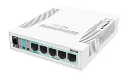 Суич MikroTik RB260GS CSS106-5G-1SR2, 10/100/1000Mbit, 128 KB, PoE, SwOS