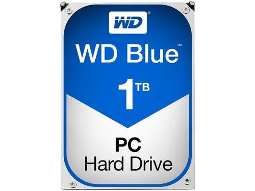 Твърд диск, Western Digital Blue 1TB ( 3.5'', 64MB, 7200 RPM, SATA 6Gb/s )