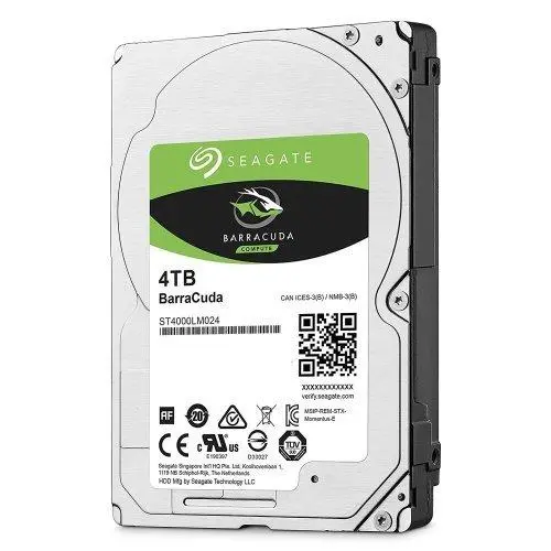 Твърд диск, Seagate 4TB BarraCuda 2.5" SATA 6Gb/s 128MB 5400RPM