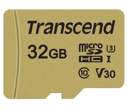 Памет, Transcend 32GB micro SD UHS-I U3 (with adapter), MLC