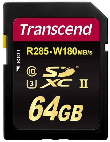 Памет, Transcend 64GB SDXC Class3 UHS-II Card