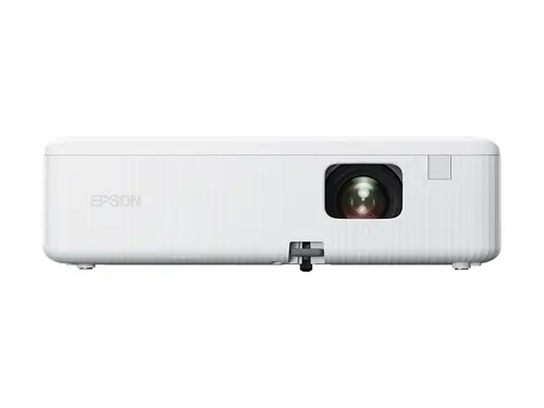 Мултимедиен проектор, Epson CO-FH01, Full HD 1080p (1920 x 1080, 16:9), 3000 ANSI lumens, 16 000:1, WLAN (optional), USB 2.0, HDMI, Lamp warr: 6000h, Warr: 24 months, White