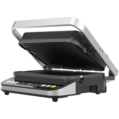 AENO ''Electric Grill EG5: 2000W, 2 heating modes - Lower Grill, Both Grills, 6 preset programs, Defrost, Max opening angle -180°, Temperature regulation, Timer, Removable double-sided plates, Plate size 320*220mm''