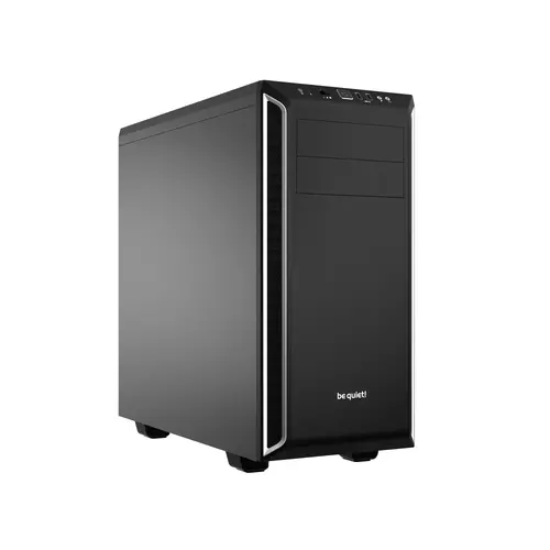 be quiet! PURE BASE 600 Silver, ATX/M-ATX/Mini-ITX, 1x Pure Wings 2 140mm, 1x Pure Wings 2 120mm, 3-step fan controller, 2x USB 3.2 Gen. 1, Mic + Audio, 3Y warranty