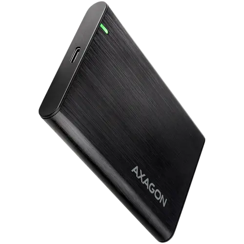 AXAGON EE25-A6C USB-C 3.2 Gen 1 - SATA 6G 2.5" External SCREWLESS ALU RAW box BLACK