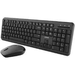 CANYON SET-W20 EN/BG Keyboard+Mouse Velvet Wireless Black
