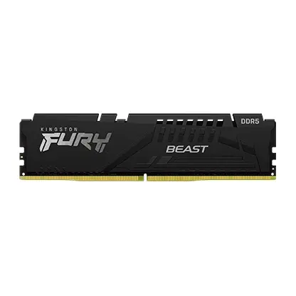 Kingston DRAM 16GB 5200MT/s DDR5 CL40 DIMM FURY Beast Black XMP