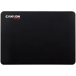 CANYON MP-4, Mouse pad,350X250X3MM,Multipandex,fully black with our logo (non gaming),blister cardboard