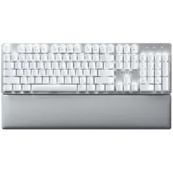 Razer Pro Type Ultra - US Layout, Wireless Mechanical Keyboard for Productivity, Razer Yellow Mechanical Switch, Bluetooth and Razer HyperSpeed (2.4GHz), Backlit keys (white LED), USB-C, Plush leatherette wrist rest, Soft-touch coating