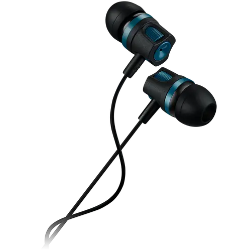 CANYON Stereo earphones with microphone, 1.2M, green