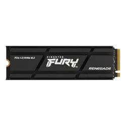 Kingston FURY Renegade 1TB SSD with Heatsink, M.2 2280, PCIe 4.0 NVMe, Read/Write 7300/6000MB/s, Random Read/Write: 900K/1000K IOPS