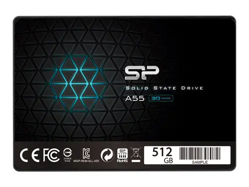 Silicon Power Ace - A55 512GB SSD SATAIII (3D NAND) 3D NAND, SLC Cache, 7mm 2.5'' Blue - Max 560/530 MB/s - Full Capacity