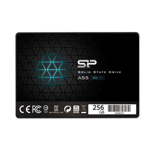 Silicon Power Ace - A55 256GB SSD SATAIII (3D NAND) 3D NAND, SLC Cache, 7mm 2.5'' Blue - Max 550/450 MB/s - Full Capacity