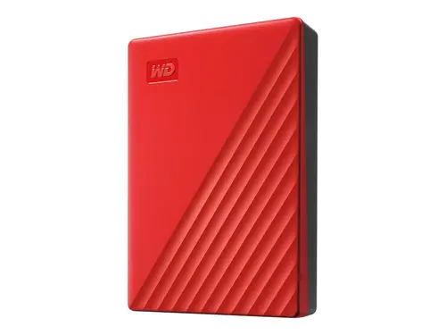 Твърд диск, Western Digital My Passport 4TB Red ( 2.5", USB 3.2 )
