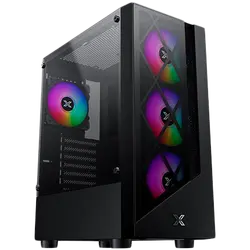 Xigmatek Duke EN49158, ATX/M-ATX/Mini ITX, USB3.0x1 & 2.0x2, Meshed & TG Frontpanel, Left TG, Front 4PCS X24F Fan