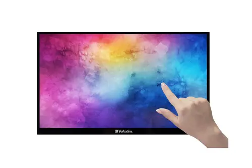 Монитор, Verbatim PMT-15 Portable Touchscreen Monitor 15.6" Full HD 1080p Metal Housing