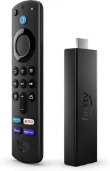 Мултимедиен плеър AMAZON Fire TV Stick 4K Gen2, Wi-Fi 6, Alexa Voice Remote, Черен