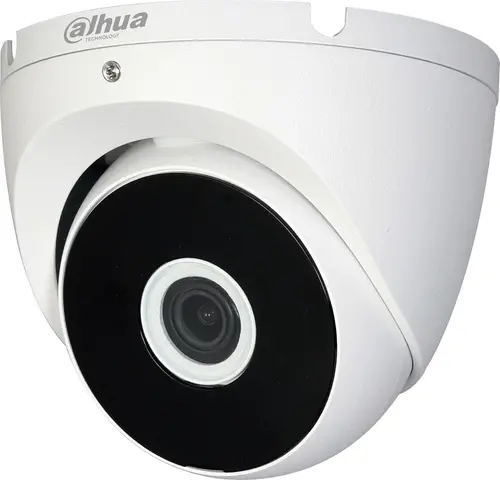 Dahua HDCVI camera 2MP, Eyeball, Day&Night, 1/2.7" CMOS, 1920×1080 Effective Pixels, 30fps@1080P, Focal Length 3.6mm, View angle 100°, IR distance up to 20m, 0.04Lux/F1.85, 0Lux IR on, outdoor installation, 12V DC, max 2.7W