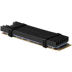 AXAGON CLR-M2L6 passive - M.2 SSD, 80mm SSD, ALU body, silicone thermal pads, height 6mm