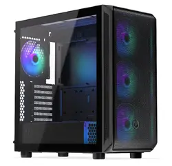 Endorfy Arx 700 ARGB, Mid-Tower, ATX/mATX/mITX, 2x USB-A (3.1 GEN 1), 1x Audio/1x Mic, 4x STRATUS 140 PWM fans, Tempered Glass, Mesh Top & Front Panel, 486×228×472 mm,  3 Year Warranty