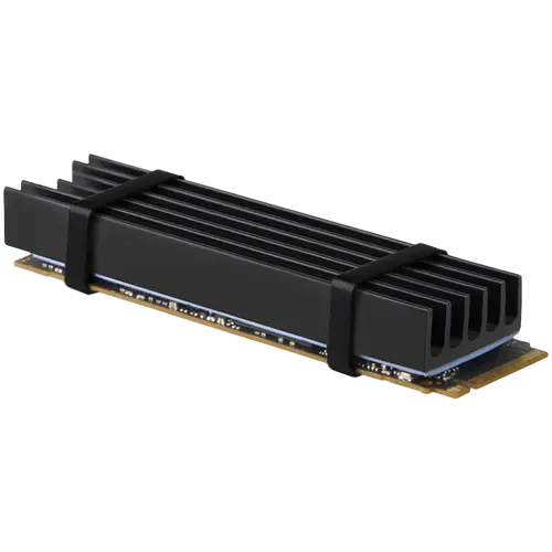 AXAGON CLR-M2L10 passive - M.2 SSD, 80mm SSD, ALU body, silicone thermal pads, height 10mm