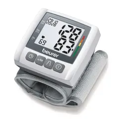 Апарат за кръвно налягане, Beurer BC 30 Wrist blood pressure monitor; risk indicator; arrhythmia detection; medical device; circumferences 13.5-19.5 cm; storage bag