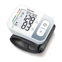 Апарат за кръвно налягане, Beurer BC 28 Wrist blood pressure monitor; risk indicator; arrhythmia detection; medical device; circumferences 13.5-19.5 cm; storage bag, 5 year warranty