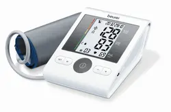Апарат за кръвно налягане, Beurer BM 28 Upper arm blood monitor; risk indicator; arrhythmia detection; cuff position control; medical device; circumferences 22- 42 cm; storage bag