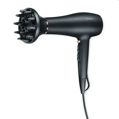 Сешоар, Beurer HC 50 Hair dryer, 2 200 W, triple ionic function, 2 attachments, 3 heat settings,2 blower settings, cold air, overheating protection 