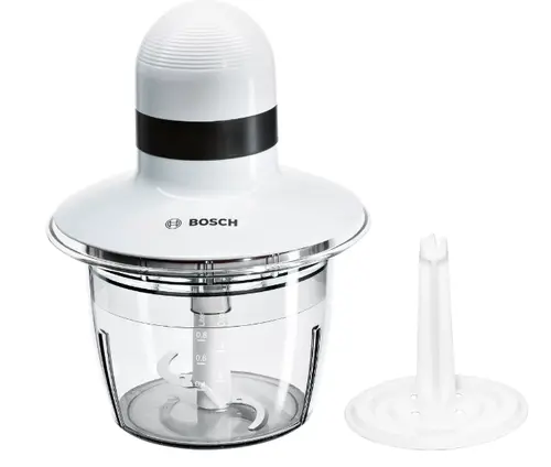 Блендер, Bosch MMR08A1, Chopper, 400 W, White