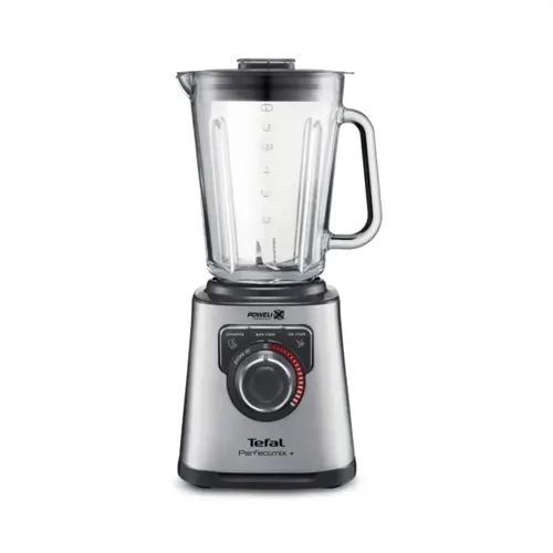 Блендер, Tefal BL811D38, Mastermix Premium Blender, 1200 W, Thermo jug of impact glass, Total capacity: 2l, Speed control button, 6 removable blades, 3 programs, stainless steel