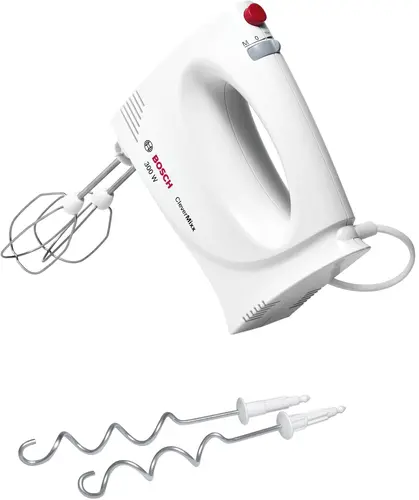 Миксер, Bosch MFQ3010 Hand mixer, 300 W, 2 speed settings plus turbo function, White
