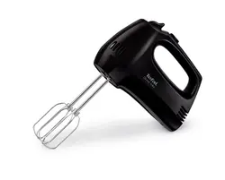 Миксер, Tefal HT310838, Hand Mixer, 300W, 5 Speeds + turbo,  2 Beaters, 2 Dough hooks, black