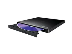 Оптично устройство, Hitachi-LG GP57EB40 Ultra Slim External DVD-RW, Super Multi, Double Layer, TV connectivity, Black