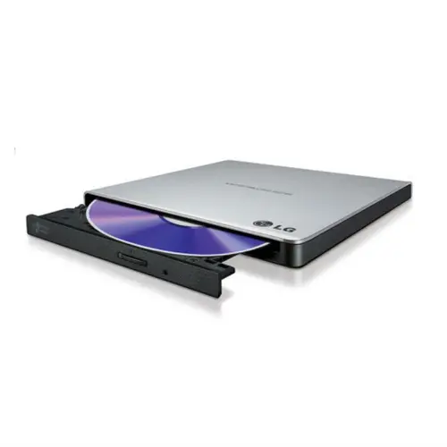Оптично устройство, Hitachi-LG GP57ES40 Ultra Slim External DVD-RW, Super Multi, Double Layer, TV connectivity, Silver