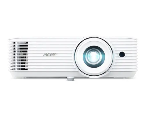 Мултимедиен проектор, Acer Projector H6546Ki, DLP, FHD (1920x1080), 5200 ANSI Lumens, 17 000:1, 1.1x, 3D ready, 24/7 operation, HDMI 2x1.4, DC Out (5V/1.5A, USB-A), RS232, Audio in/out, WiFi (kit incl.), Speaker 3W, Bag, 2.95Kg, 2Y, White