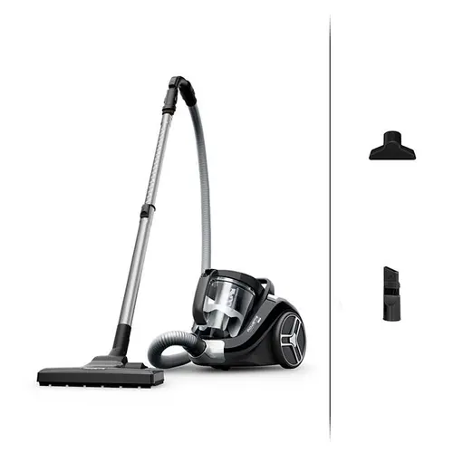 Прахосмукачка, Rowenta RO4B25EA Compact Power XXL, Black, 900W, 2.5L, 75 dB, 2in1 crevice, upholstery