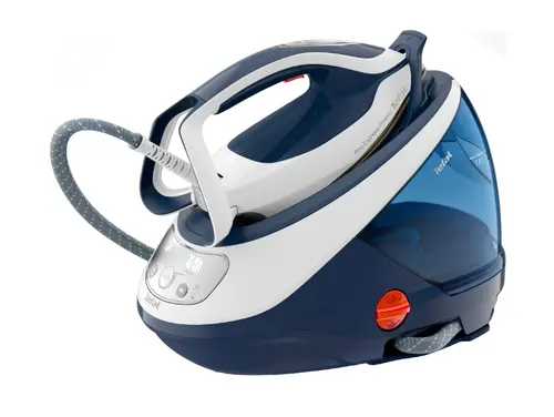 Парогенератор, Tefal GV9221E0 ProExpress Protect, blue, 2600W, electronic temp settings, 7,6bars, 140g/min, steam boost 550g/min, Durilium Airglide Autoclean Ultra Thin soleplate, AD, AO, removable water tank 1,8L, calc collector, lock system, fast heat up 2min